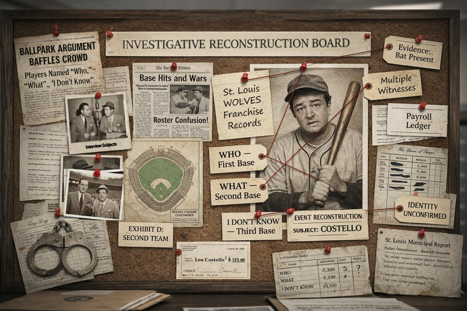 Investigation reconstruction board